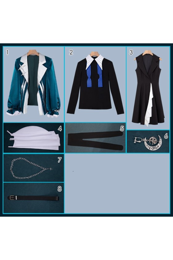 2XXT Cosplay Arknights Ambience Synesthesia 2026 Magallan Cosplay Costume
